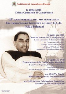 XXV pio transito Fra Immacolato