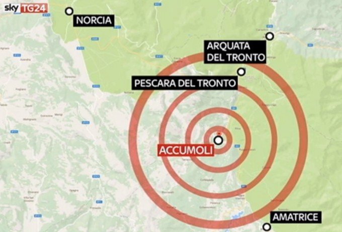 Emergenza terremoto Lazio-Marche-Umbria
