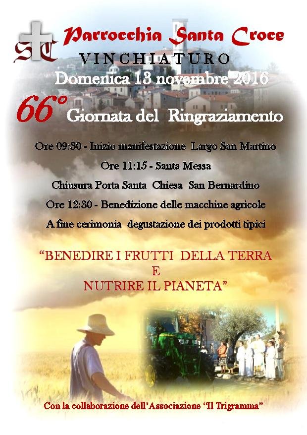 66^Festa del ringraziamento