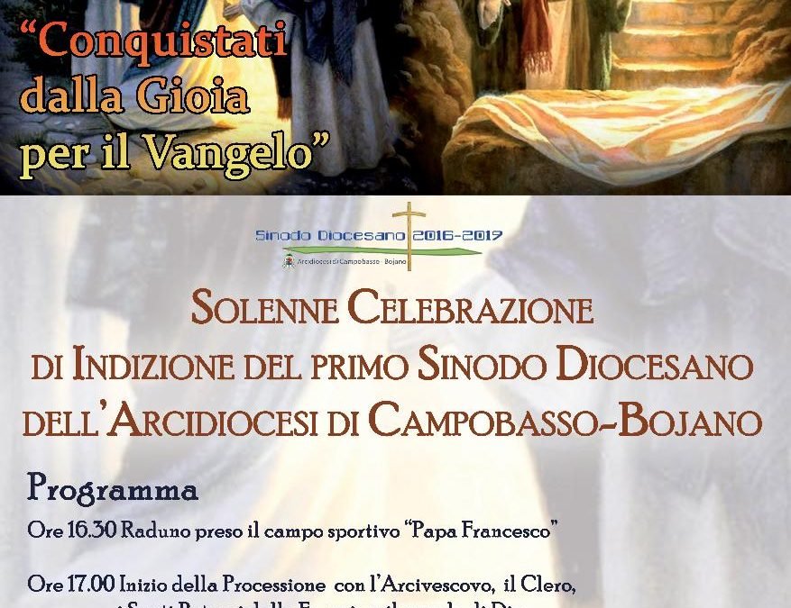 Solenne celebrazione di indizione del primo Sinodo Diocesano dell’Arcidiocesi di Campobasso-Bojano