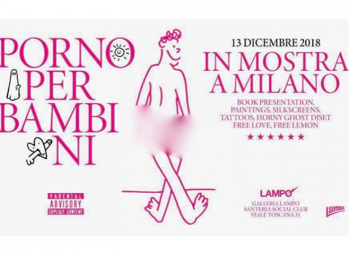 “Porno per bambini”, mostra cancellata, resta la pedofilia