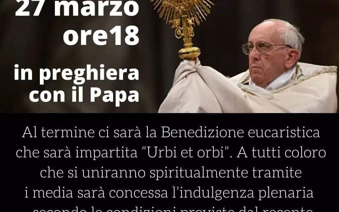 Venerdì 27 marzo ore 18 – Indulgenza plenaria